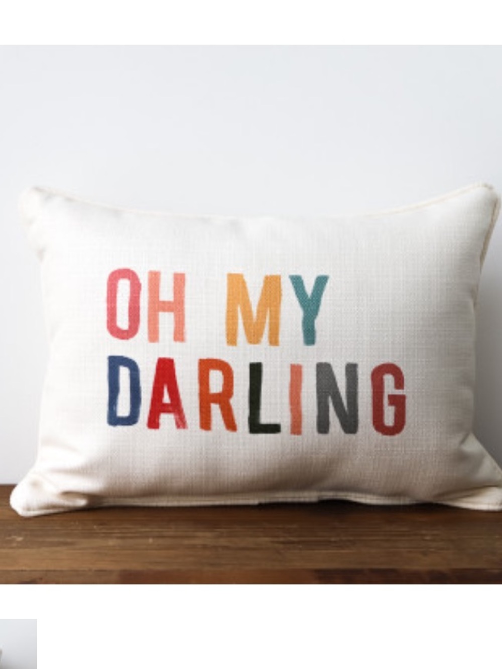 Artisan Oh My Darling Colorful Lumbar Pillow